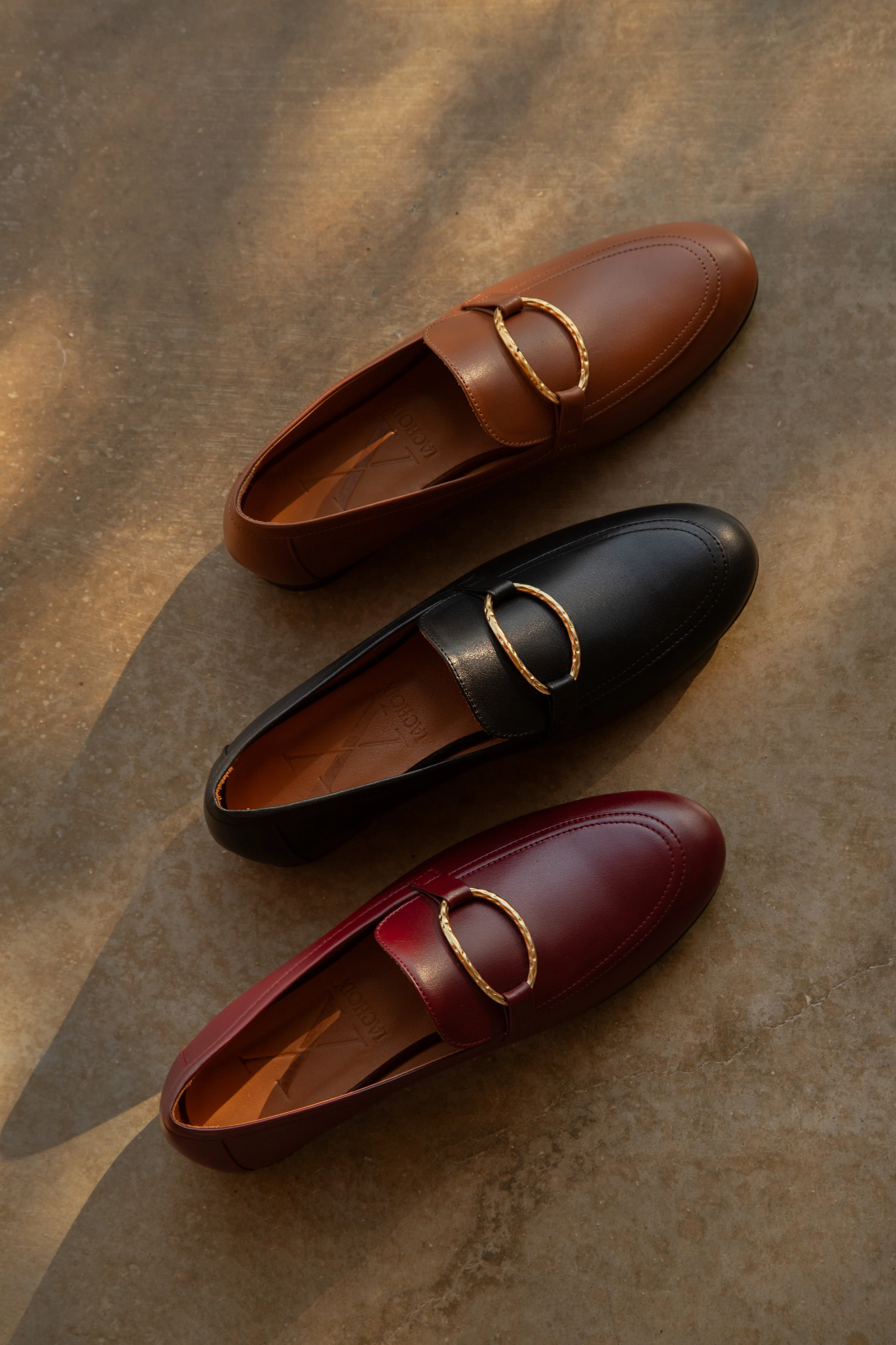 Cognac Tomboy Chic Loafers - Image 5