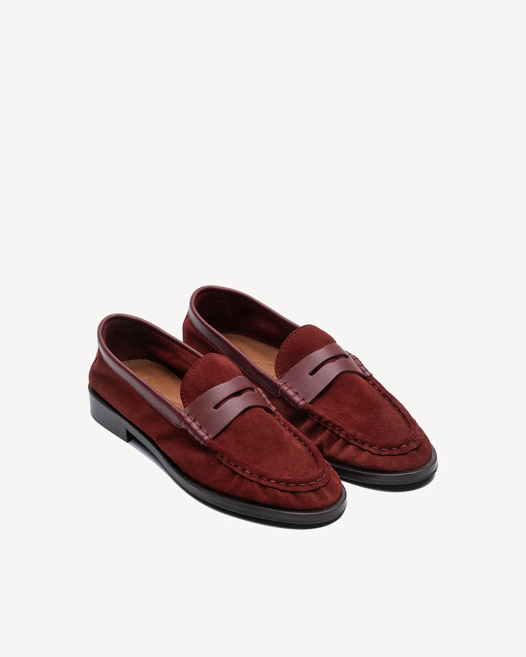 Freddie Suede & Leather Bordeaux - Image 4