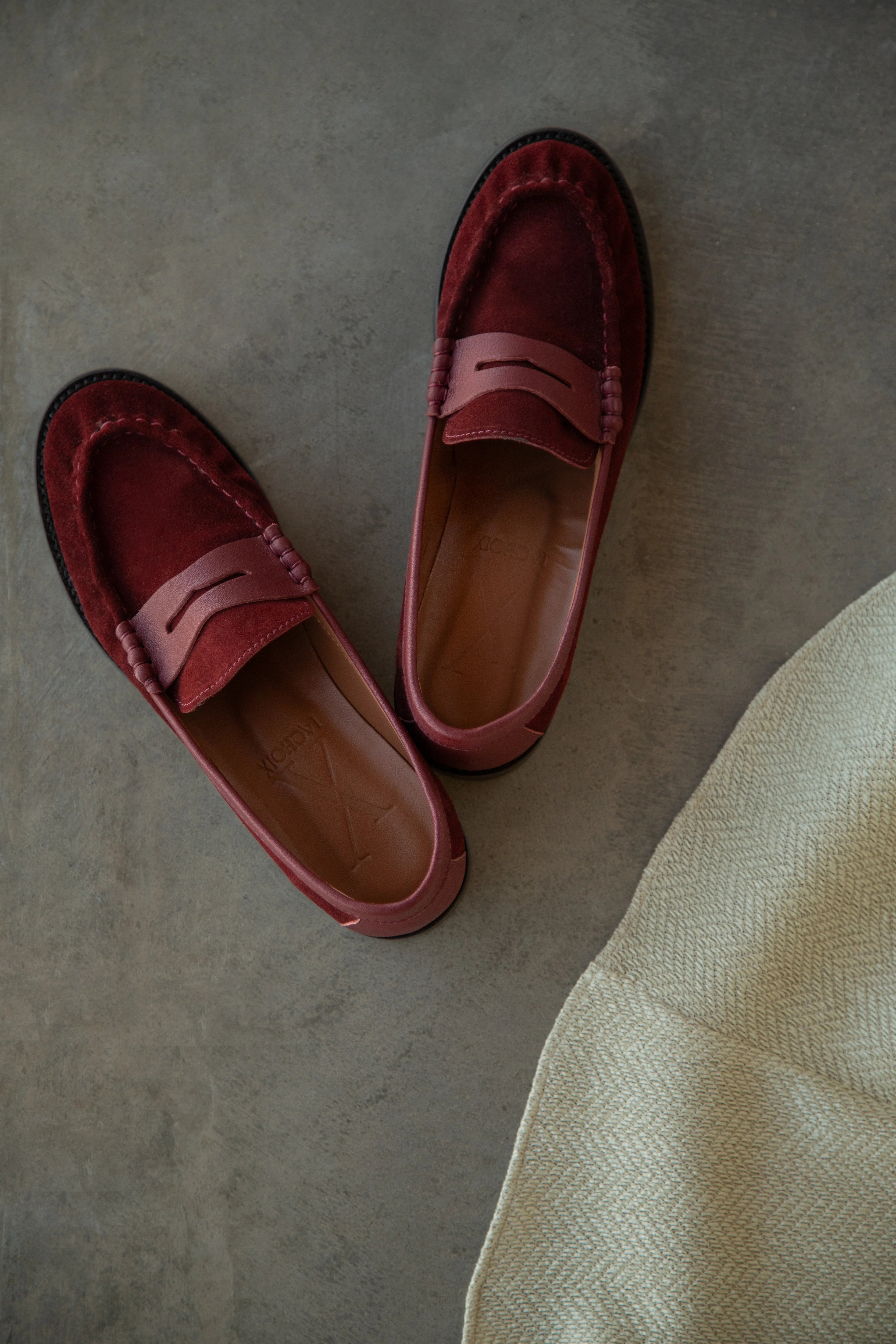 Freddie Suede & Leather Bordeaux - Image 5