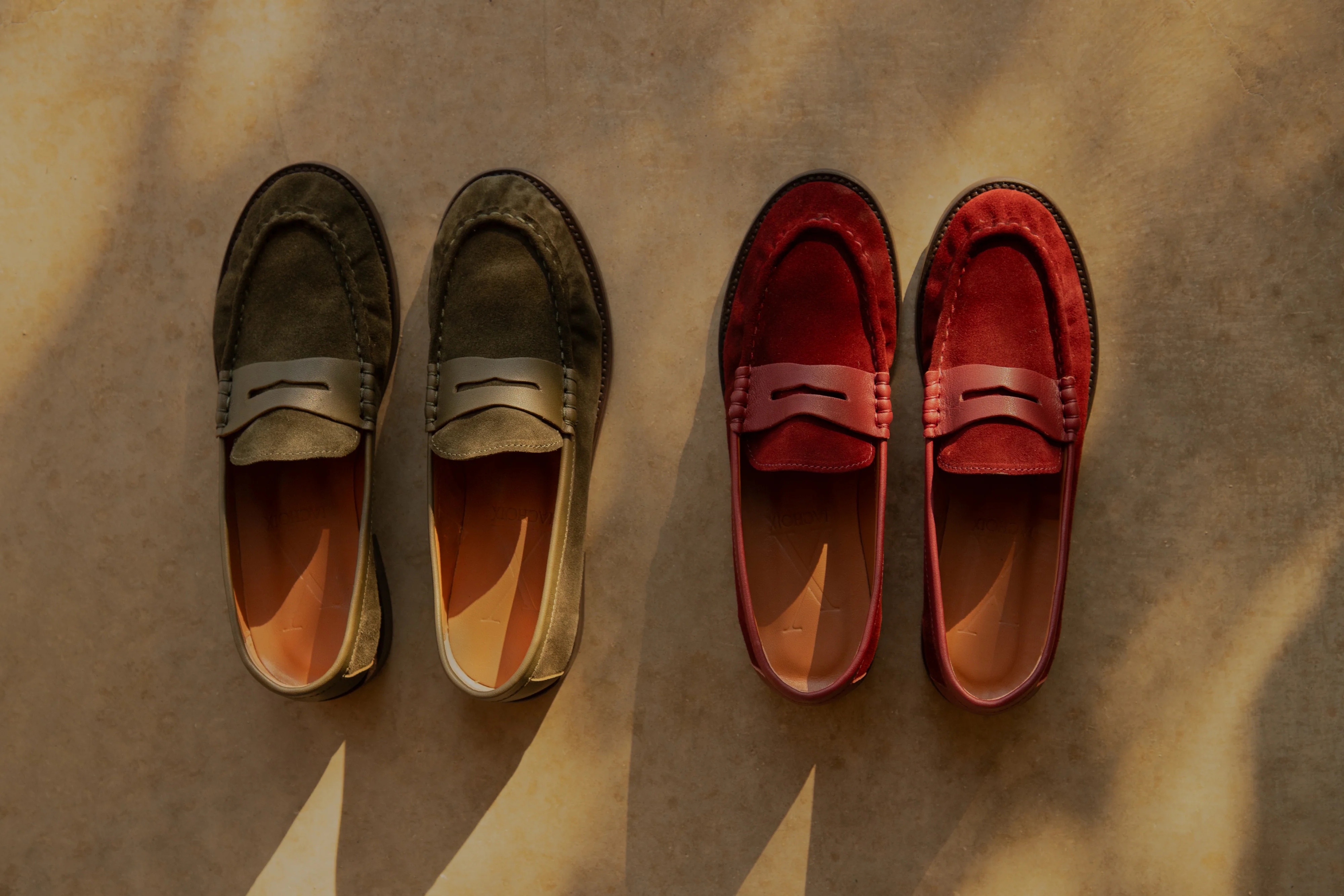 Freddie Suede & Leather Musgo - Image 3
