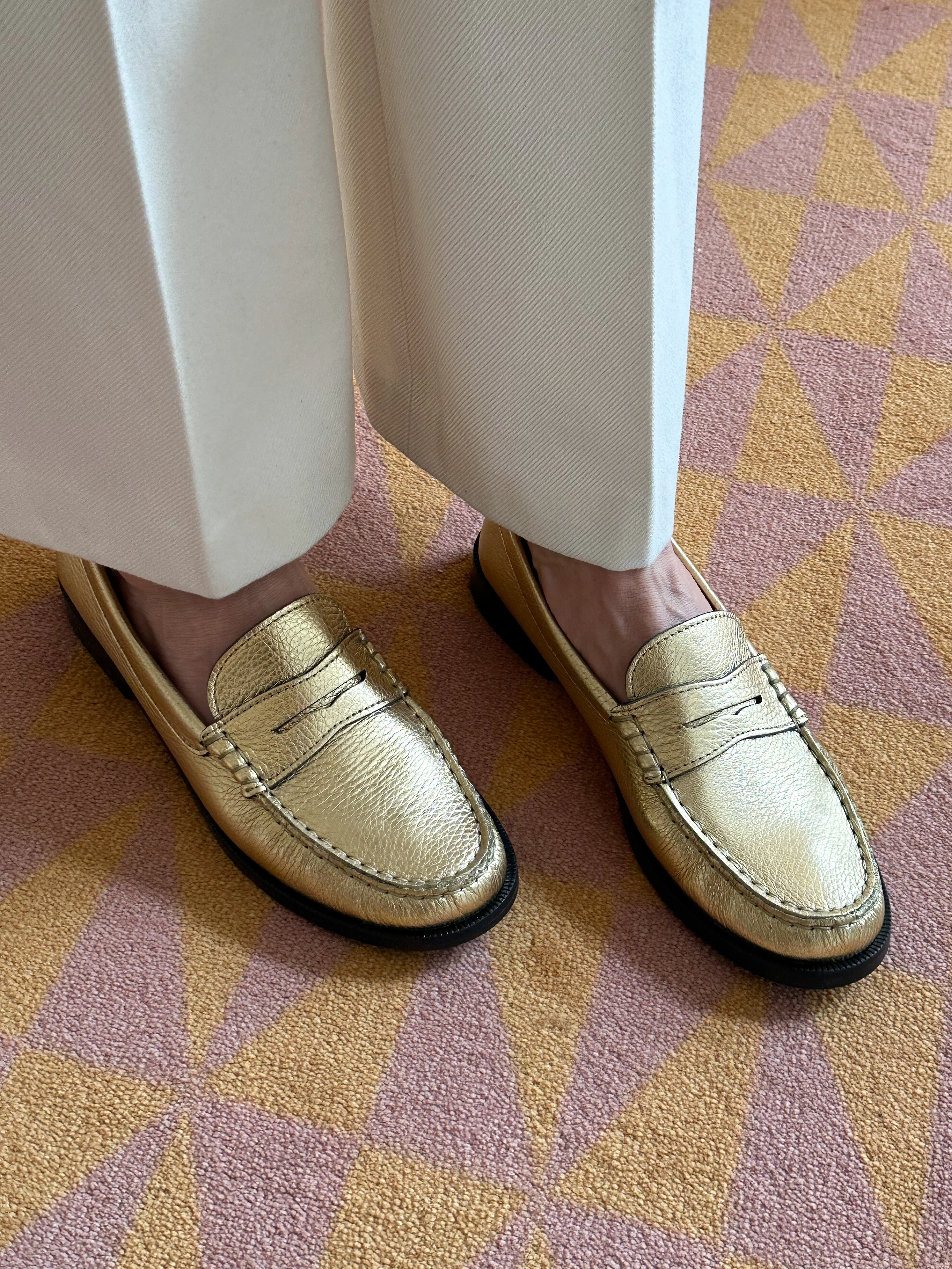 Gold Penny Loafer - Image 3