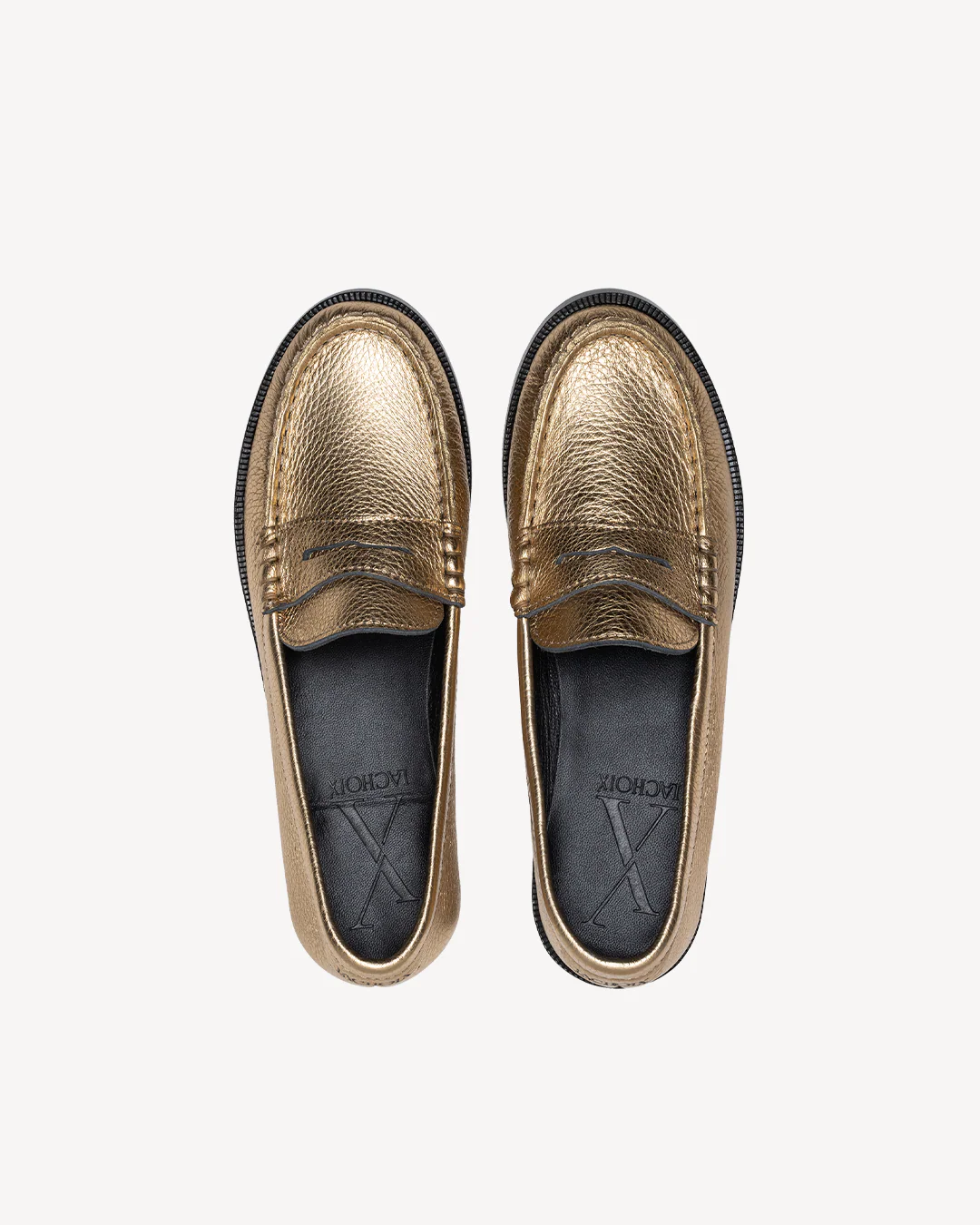Gold Penny Loafer - Image 4