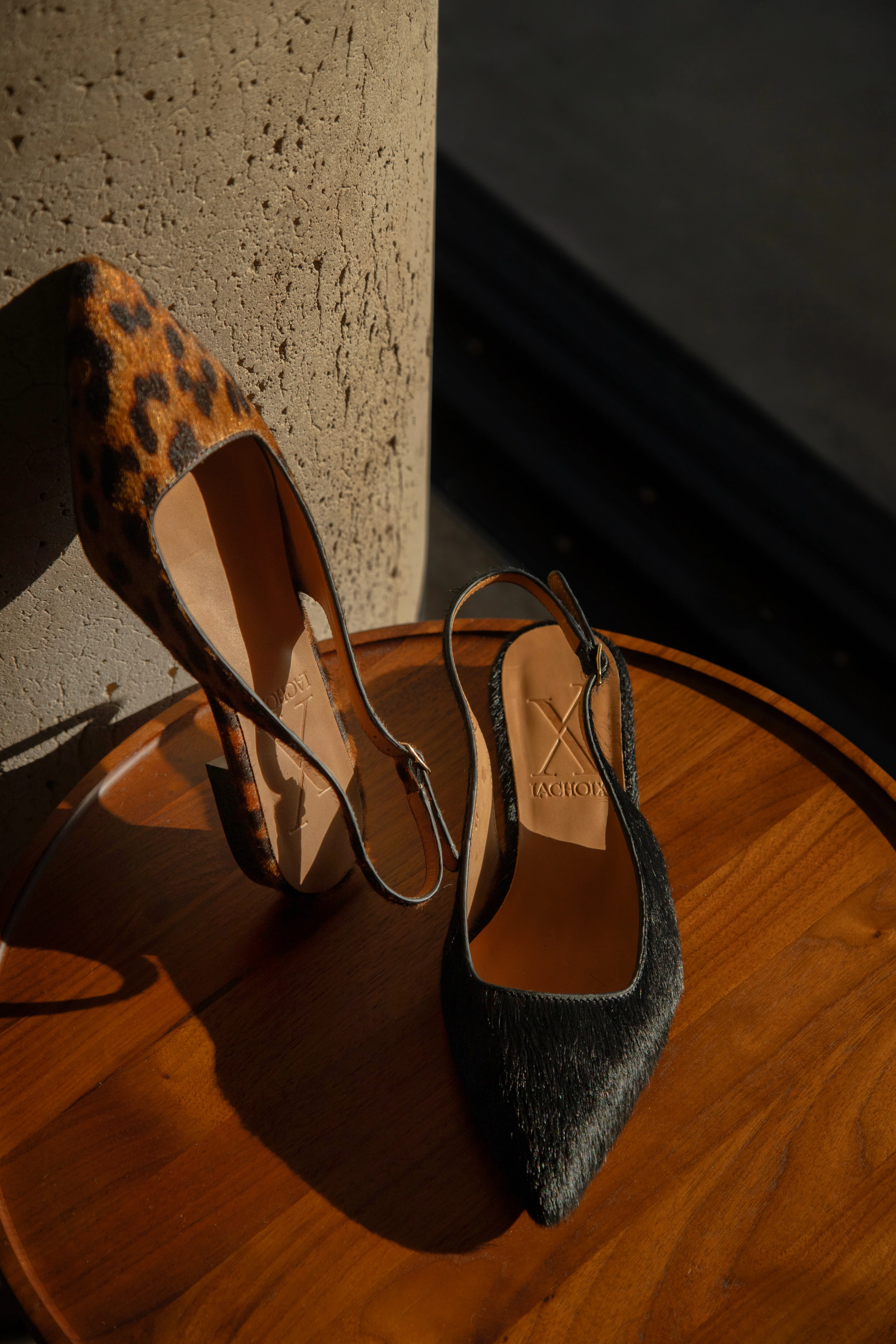 Jackie Slingback Calf Hair Black - Image 6