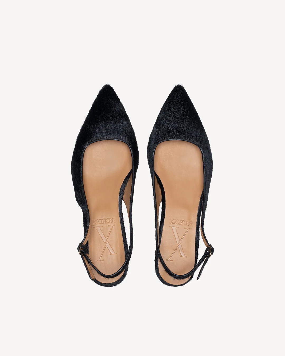 Jackie Slingback Calf Hair Black - Image 7