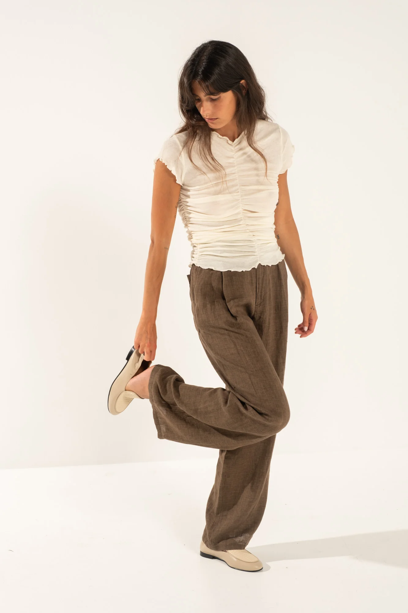 Jade Loafer Cream - Image 4