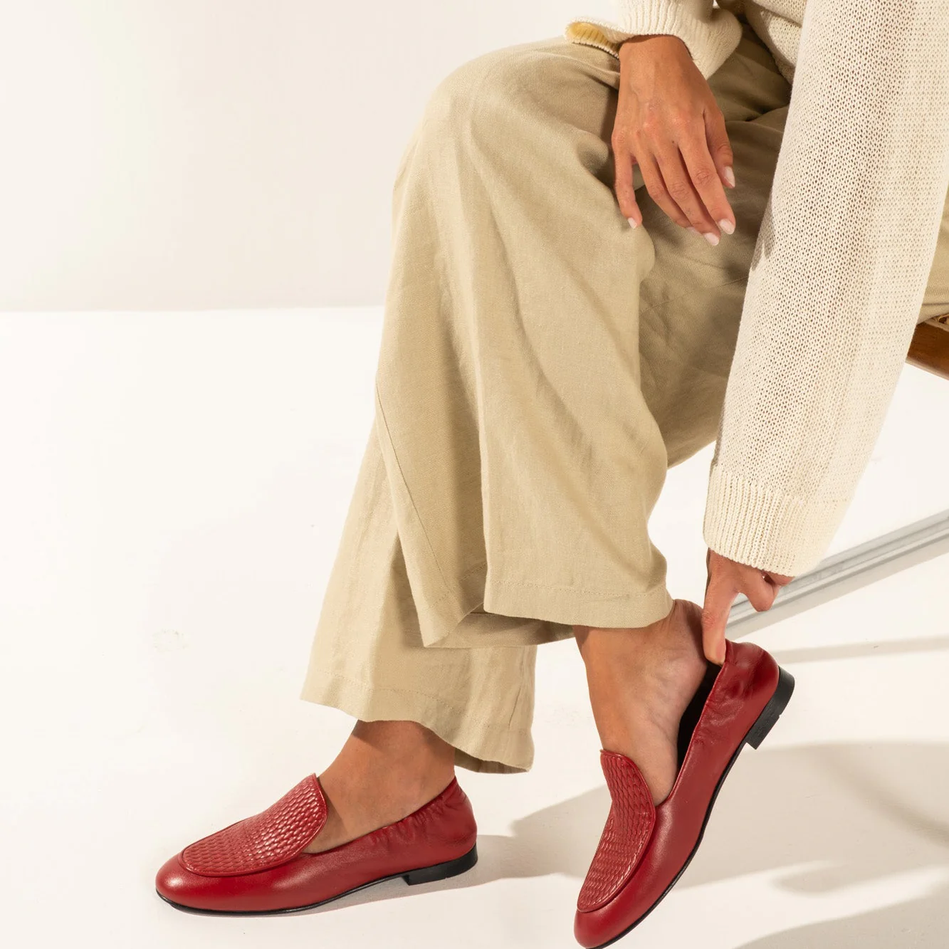Jade Loafer Red - Image 4