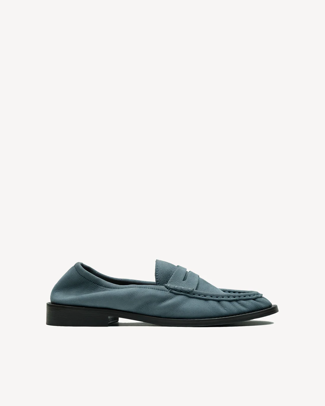 Leni Penny Loafer Steel Blue