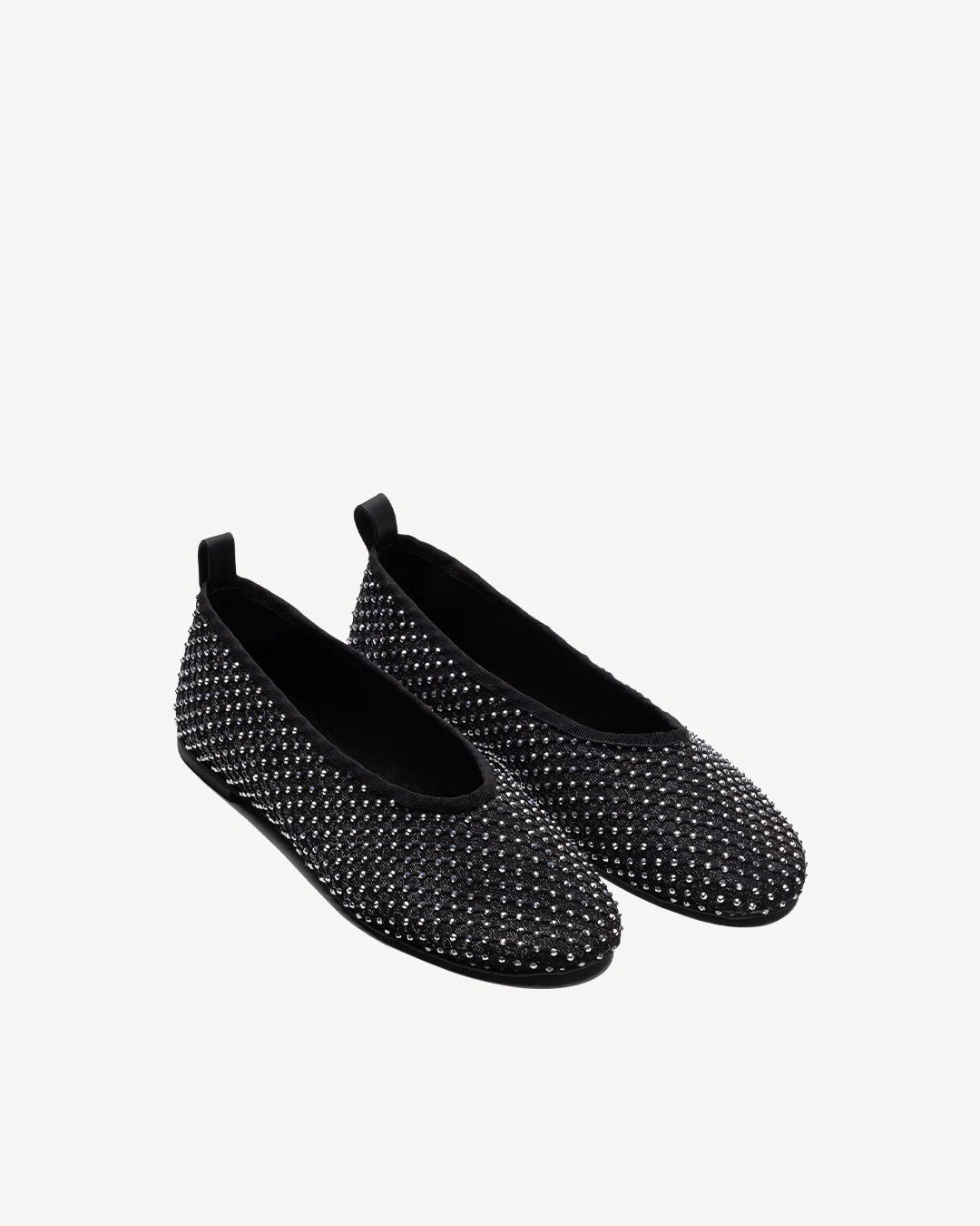 Lola Black Strass Ballerina - Image 3