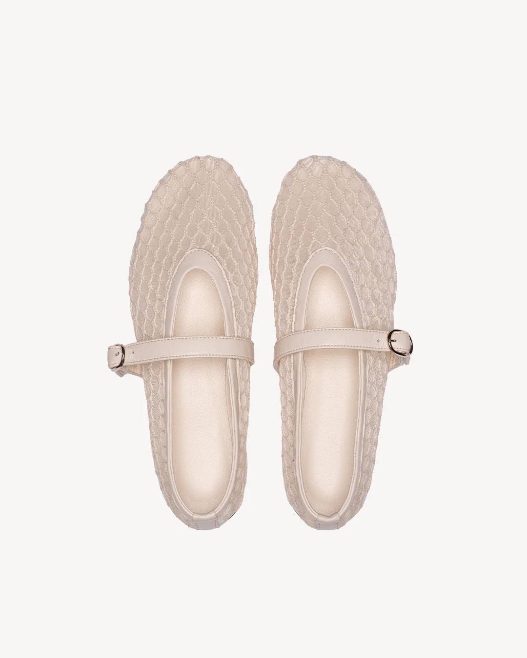 Lola Mary Jane White Mesh - Image 6
