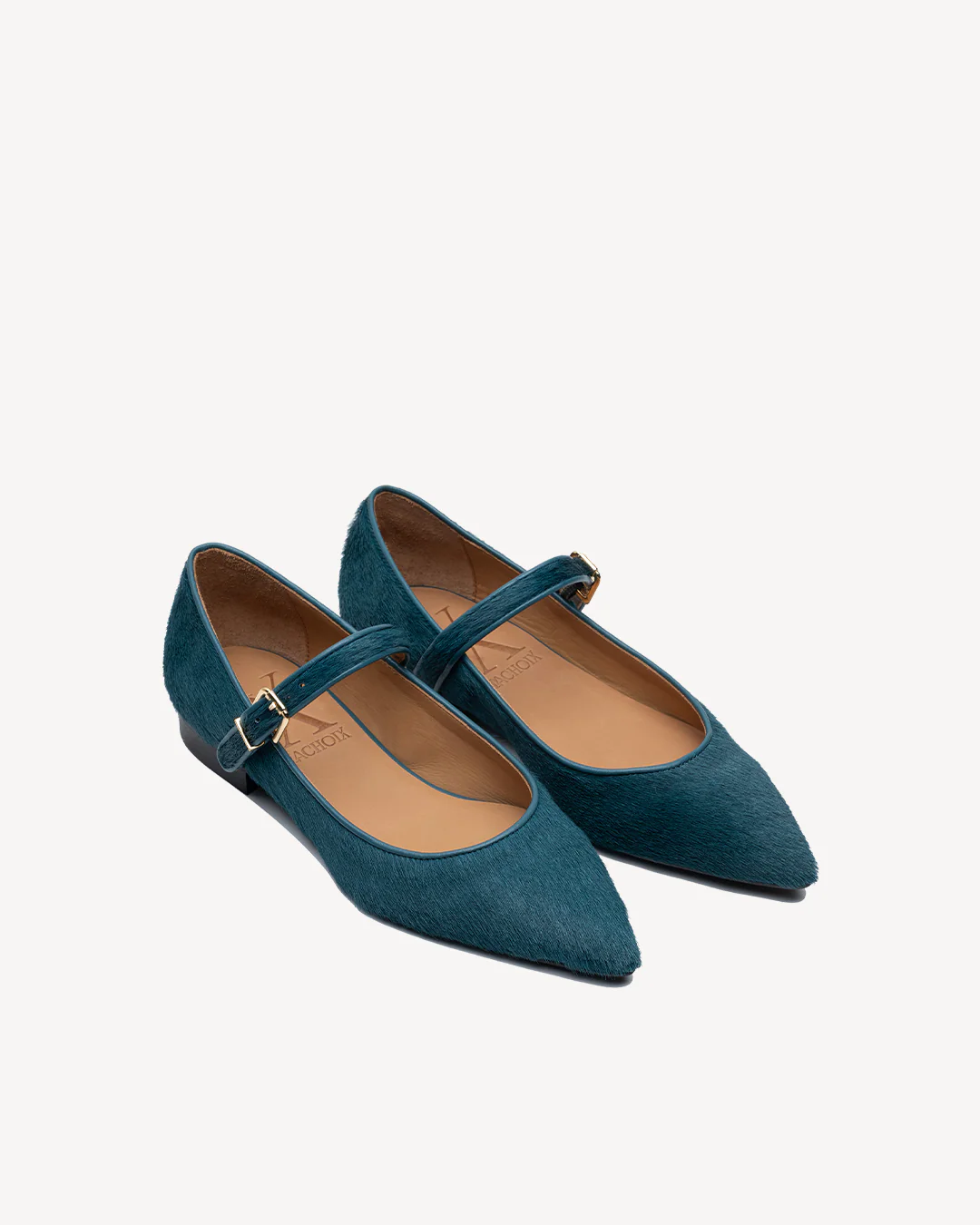 Mary Jane Petrol Calf Hair - Image 4