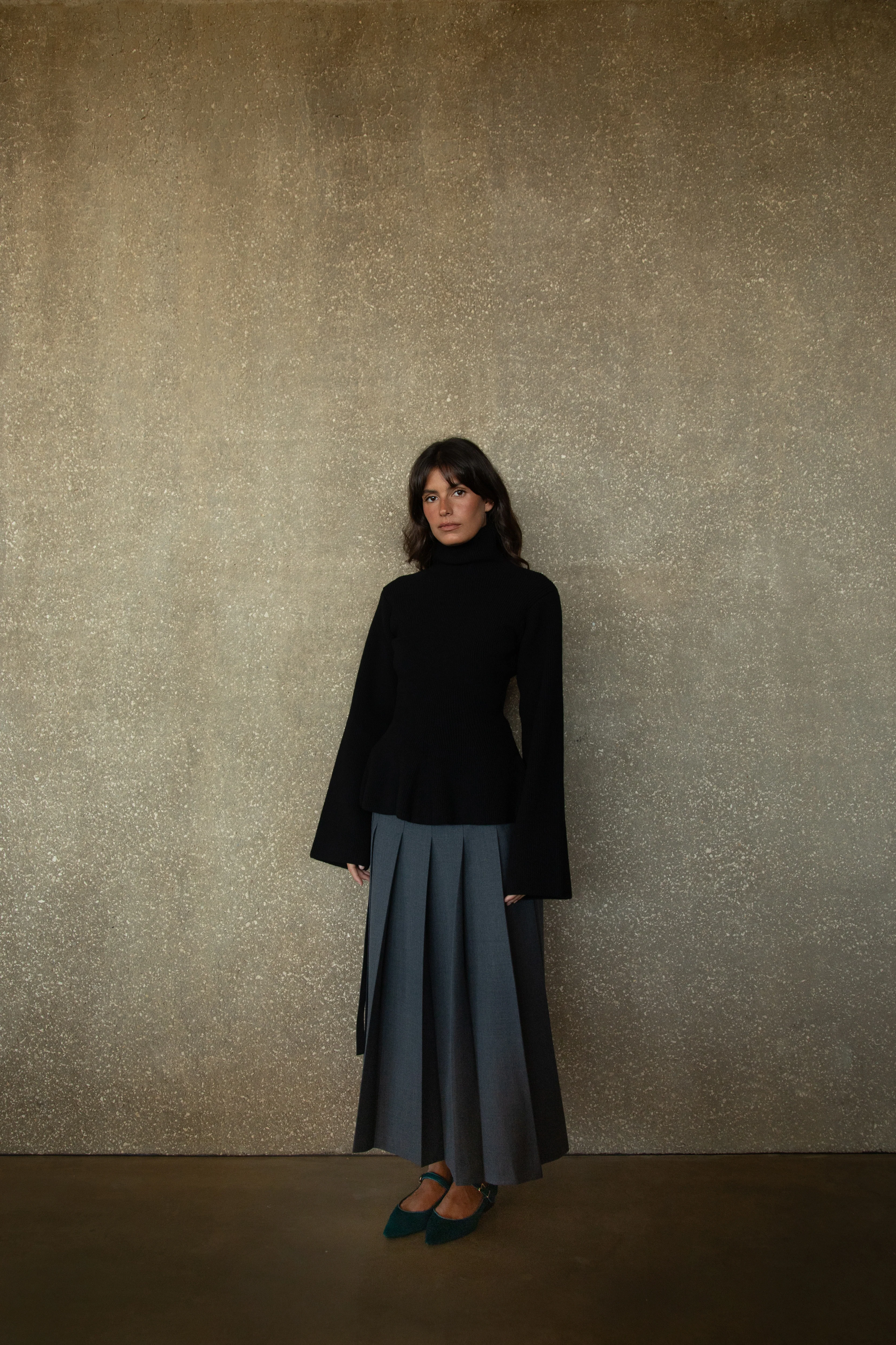 Mary Jane Petrol Calf Hair - Image 7