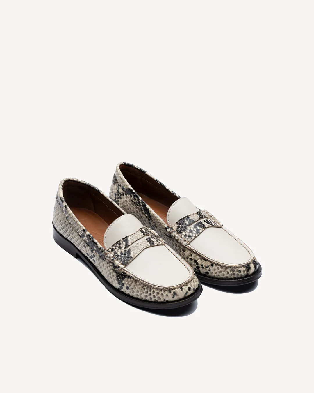 Penny Loafer Python & Off-White - Image 4